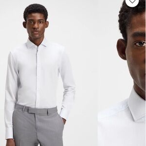 Hugo Boss Men's White Dress Shirt